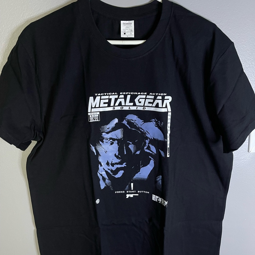 Black Metal Gear Solid Tee